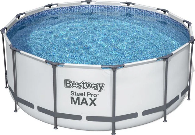 SAFANA Copertura Per Piscina Fuori Terra Rotonda | Tessuto Oxford 420D Antistrappo Con Accessori Antivento | Varie Misure