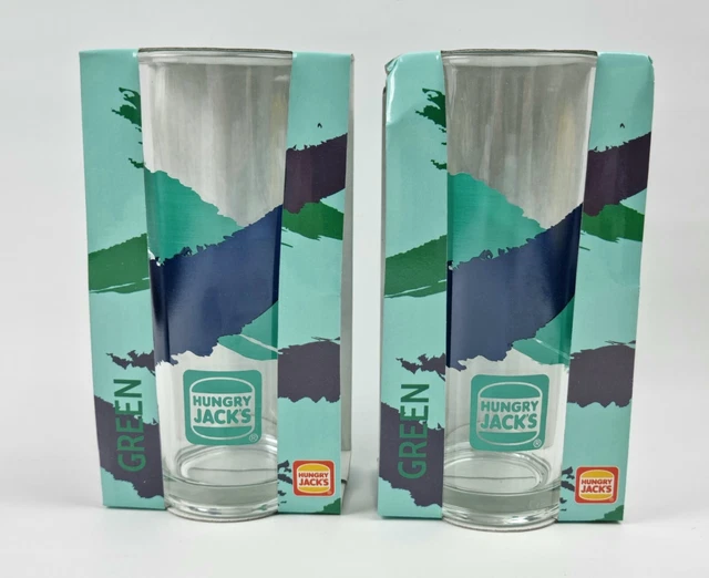 HUNGRY JACK'S 2023 Limited Edition Wild Summer Glasses X 2 New Boxed