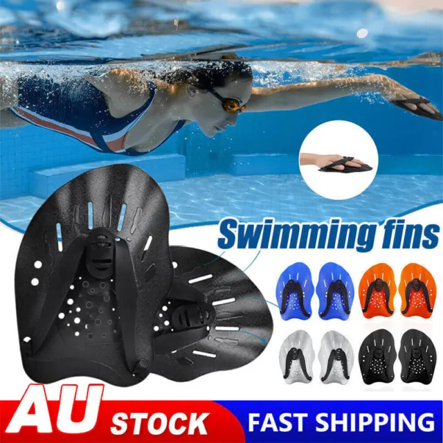 Aquatic Gloves Webbed Swimming Training Hand Paddles Water Swim Training Paddle