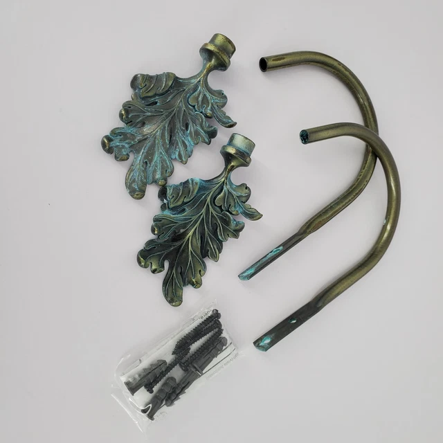 Croscill Home Leaf Scarf Holders Holdbacks Curtain Tieback