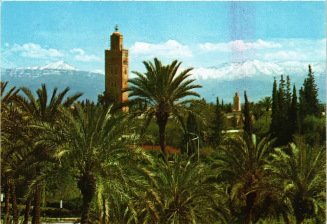 CPM MOROCCO Marrakech-Koutoubia and Grand Atlas (342730)