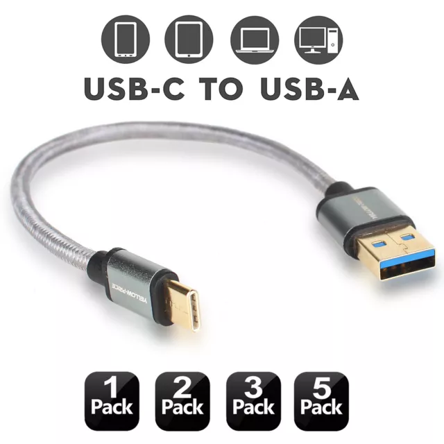 AU Short 15CM USB-C Type-C 3.1 Fast Charging Data Sync Cable Charger Cord Lot