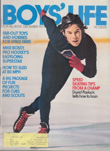 BOYS LIFE 12 1978 Speed skater David Pavlacic; Mike Bossy; space toys &c