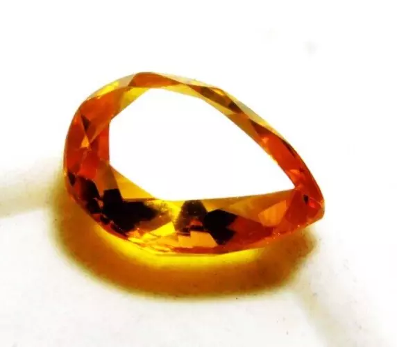 Natural pear Cut 4.10 Cts Yellow Sapphire Loose Gemstone RM327