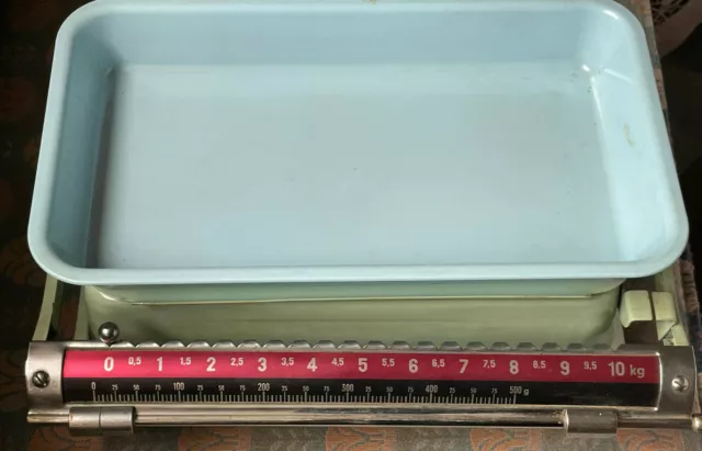 Waage, Tarierwaage, Schiebewaage, Küchenwaage alt, bis 10 kg
