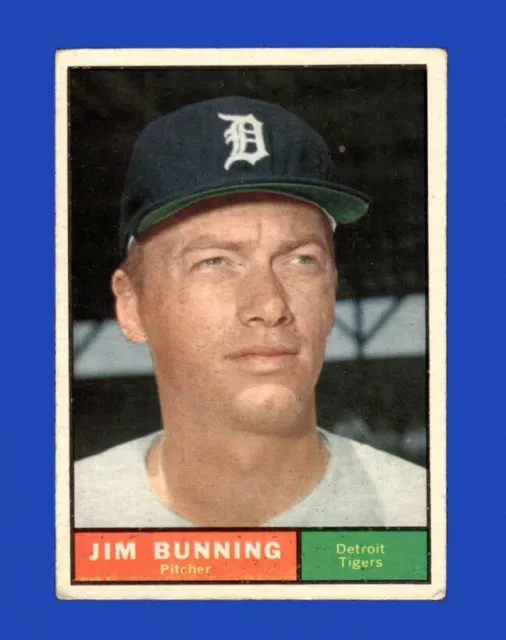 1961 Topps Set-Break #490 Jim Bunning VG-VGEX *GMCARDS*