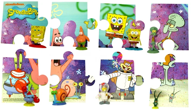 Spongebob 3D Figures Figurines + Jigsaw Puzzle to Choose