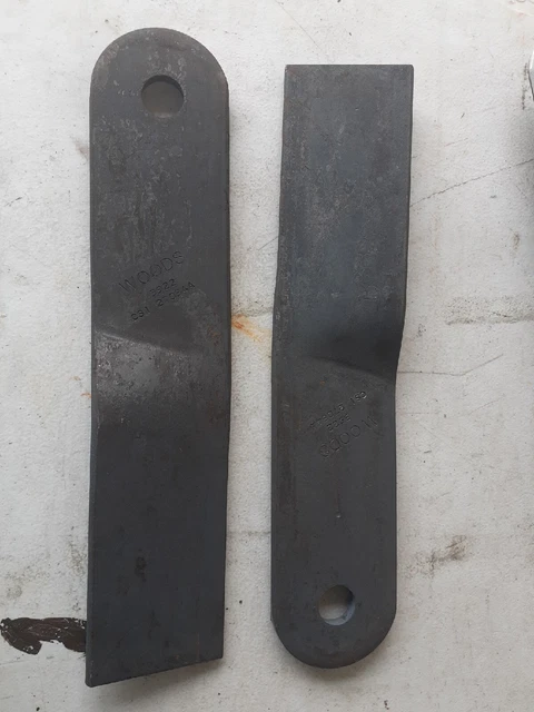 WOODS 3922 CSI 27084A BLADES 13 3/4" x 3" x 1/4" quantity 2