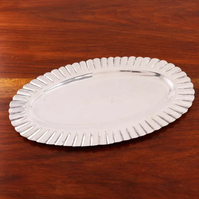 Juvento Lopez Reyes Mexican Mid-Century Modern Sterling Silver Serving Tray