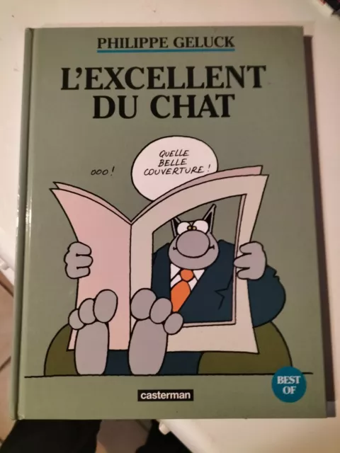 Bd Reedition Le Chat L Excellent Du Chat Best Of  Par Geluck Casterman (K287)