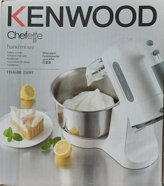 KENWOOD CHEFETTE HAND Mixer And Stand Mixer HM680 350W £60.00 PicClick UK