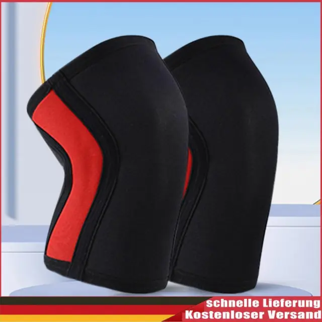 1pc Knee Protector Cushioned Neoprene Knee Brace for Outdoor Sport (Red L)