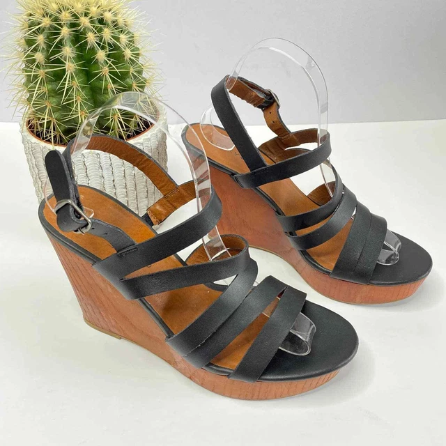 Lucky brand kaydyn sales wedge sandal black