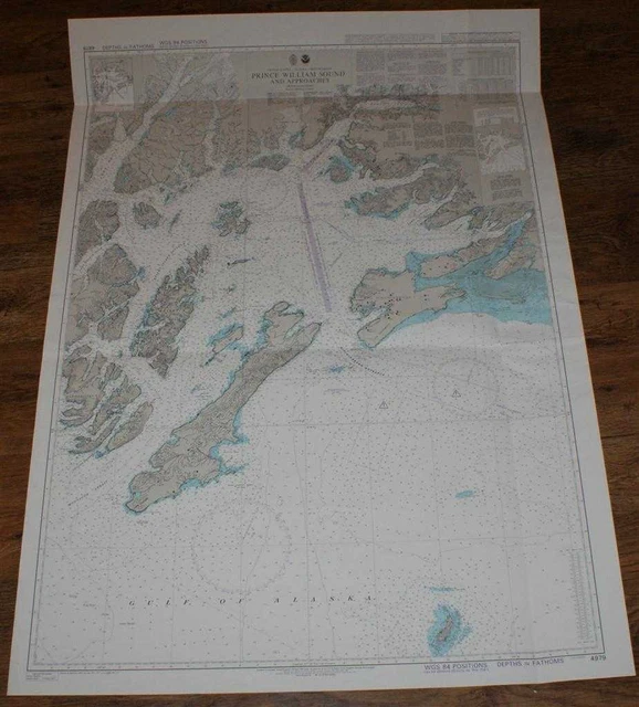 Nautical Chart No. 4979 USA - Alaska, S Coast, Prince William Sound & Approaches