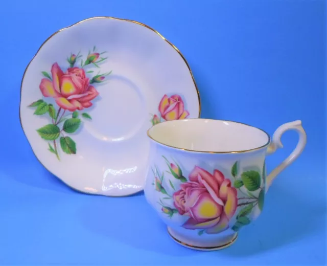 Vintage ROYAL ALBERT TEA CUP SAUCER - SWEETHEART ROSES ANNE Bone China England