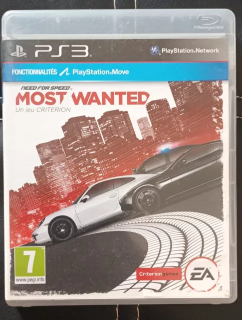Jeu Playstation 3 PS3 Need For Speed Most Wanted PAL FR Comme Neuf