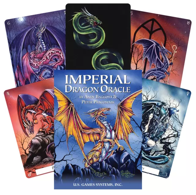 Imperial Dragon Oracle Deck Cards Esoteric Telling Us Games Systems New