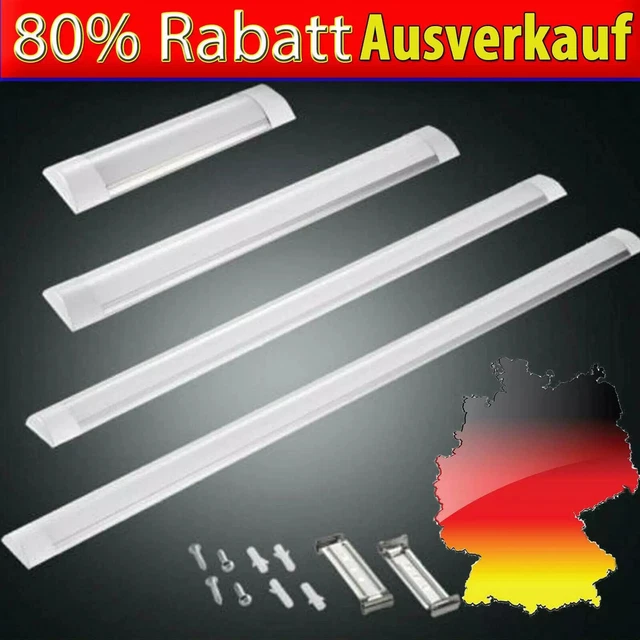 LED 30/60/90/120CM Wannenleuchte Leuchtstoffröhre Feuchtraumlampe