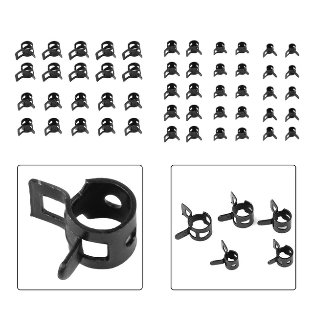 Spring Hose Clips Hardware Self Clamping Tools Tubing Clips Water Pipe