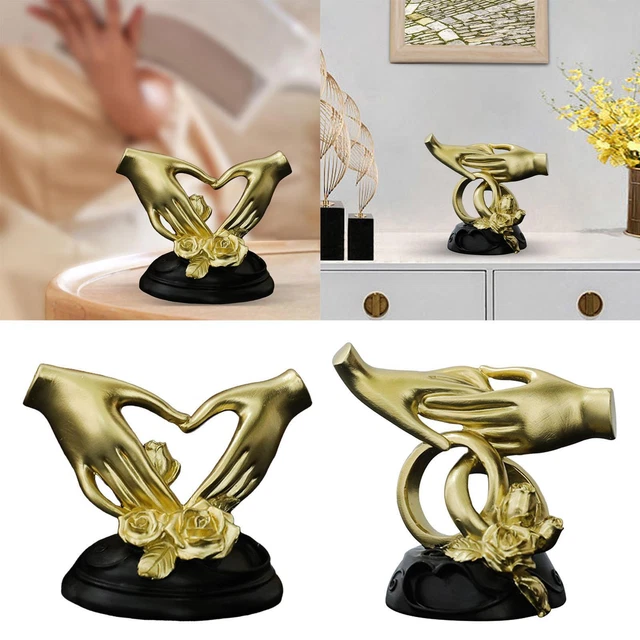 Geste de la main Statue Amant Figurine Art Travail Ornement pour Bureau