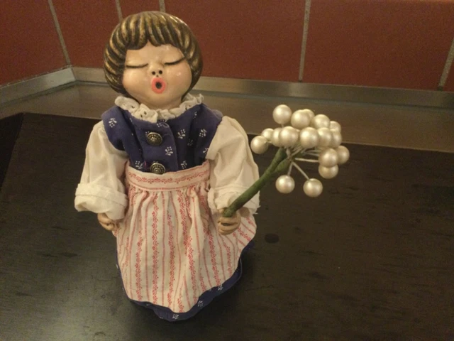 Tihebeyan 1/12 Mini Keramik Puppe - Bewegliches Baby Für Puppenhaus