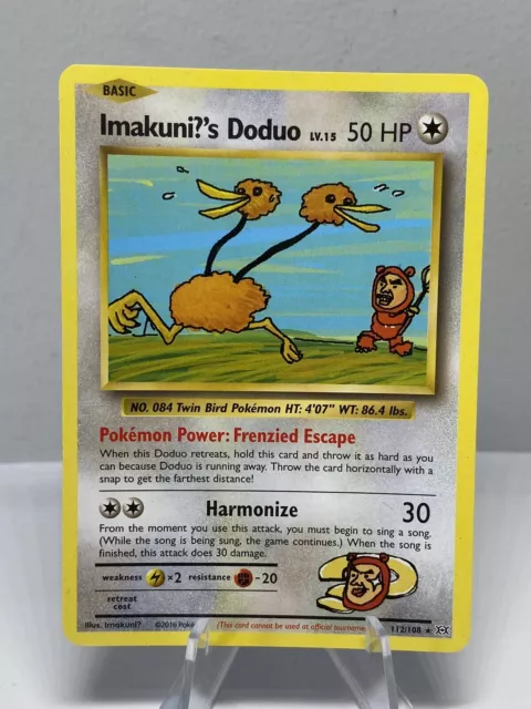 Imakunis Doduo 112/108 XY Evolutions Pokemon Card