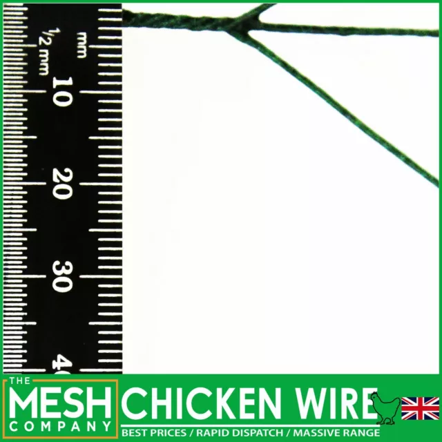 Bargain Chicken Wire Netting Mesh Net Rabbit Aviary Fence Pet 5m & 10m Roll