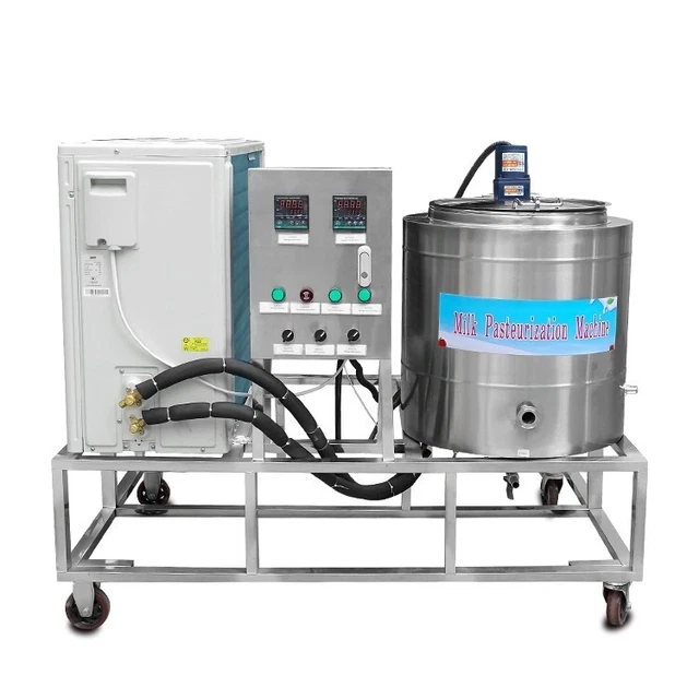 50-300L Milk Pasteurizer with Cooler Pasteurization Machine Drink Sterilization