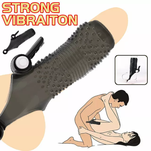 Anello fallico Enhancer-Vibrator Cock Penis-Ring Sleeve Vibrating Men Adult Sex