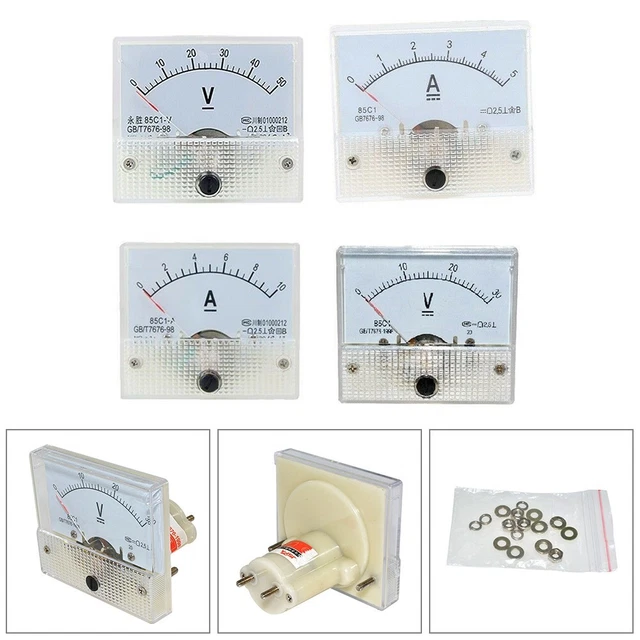 Pannello Metro Ammeter Dc 0-30V/50V Componenti Elettroniche GB / T7676-98 Gola