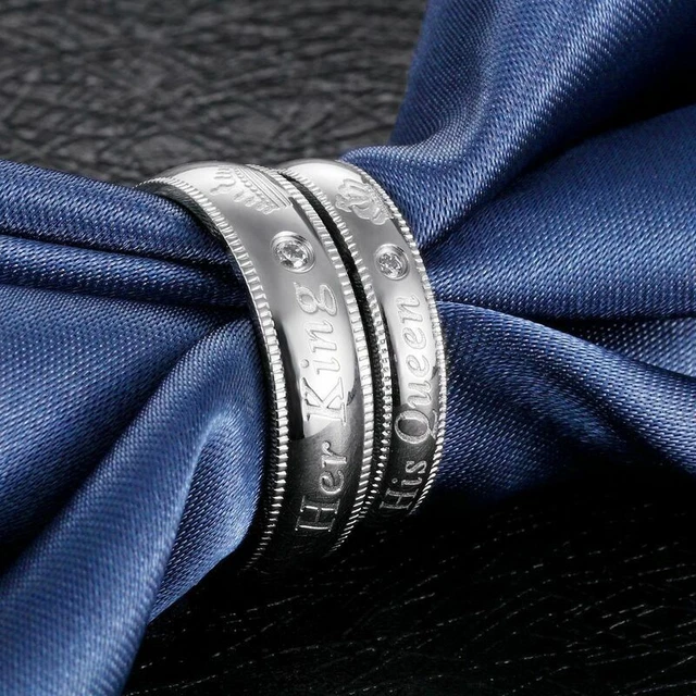 His queen her on sale king wedding bands