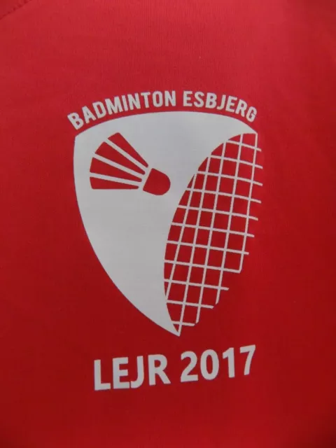 RSL Ashaway Badminton Esbjerg Lejr 2017 Shirt Training Ladies Size 12 Sports Red 3