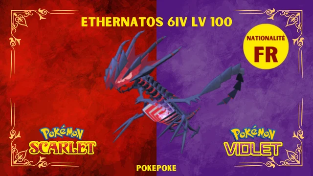 Pack Pokémon Écarlate/Violet (FR) - Shaymin 6IV LV100 + Master Ball (Neuf Switch)