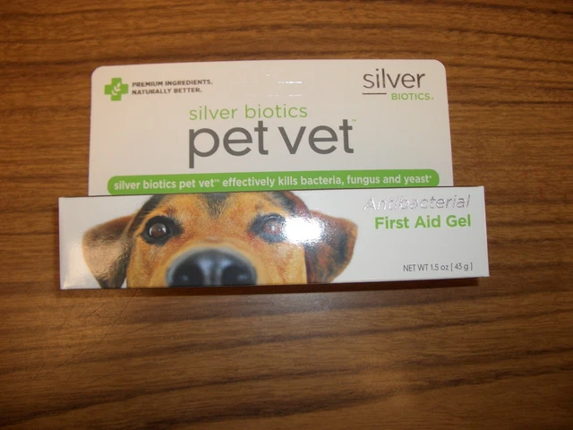 American Biotech Labs Silver Biotics Pet Vet First Aid Gel  1.5 oz Exp. 6/24/23