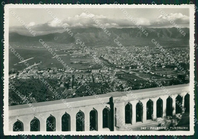 Palermo Città PIEGHE Foto FG cartolina KV7443