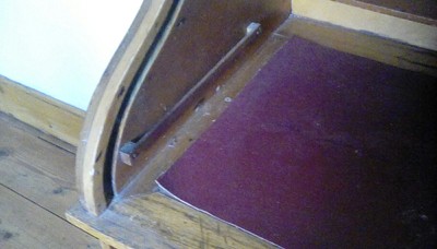 antique child's roll top desk 5