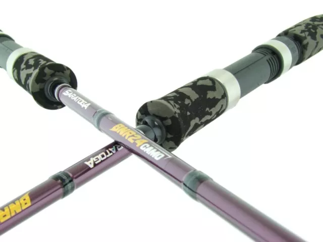 SARATOGA BNR24 CAMO 6'6 8kg Graphite Soft Plastics Snapper Spinning Fishing Rod