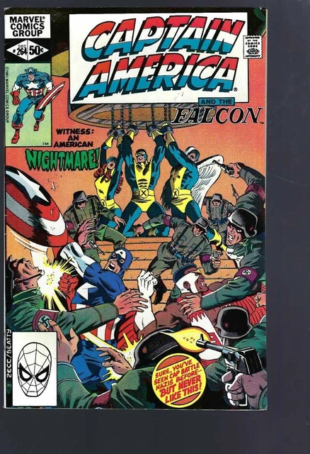 Captain America 264 - Xmen     -  1968  Series  -  Marvel  Comics