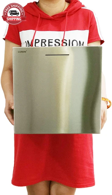 LUSEN Made of Stainless Steel,Biggest Safe Box Money Savings Bank for Kids,Can O