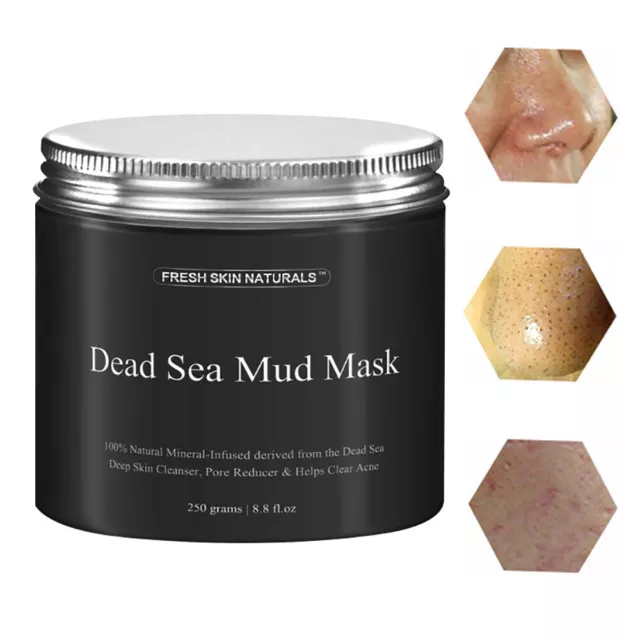 250g Mer Morte Mud Face Mask Purifiant Masque Pour L'acné Points Noirs Et De L'