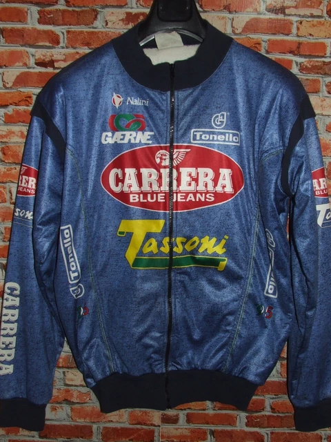 Veste Cyclisme Vintage Carrera Jeans Tassoni Gaerne Nalini – Taille 6 – Manches Longues