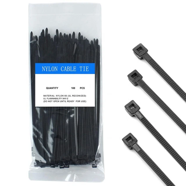 5000x serre-câbles EWANTO longueur 300 mm x 3,6 mm noir 50x 100 pièces KB-2