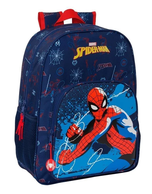Cartable Sac à Dos Spiderman Avengers - Taille Moyenne 35x25x16cm Disney Marvel