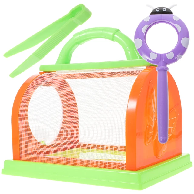 1 Set Bungalow Insect Catching Kit Toys Insect Cage With Carrying