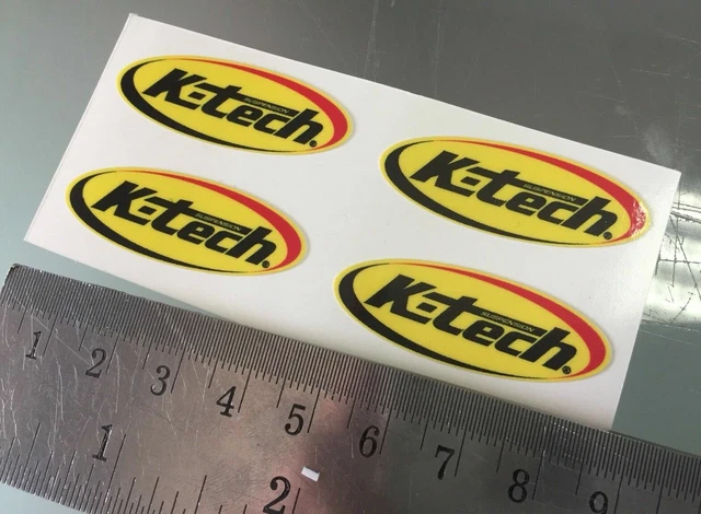 TP K-Tech Ktech K Tech Suspension Fork Stickers / Decals (4CM x 1,4CM) X4 /963 TP K-Tech Ktech K Tech Suspension Fork Stickers / Decals (4CM x 1,4CM) X4 /963