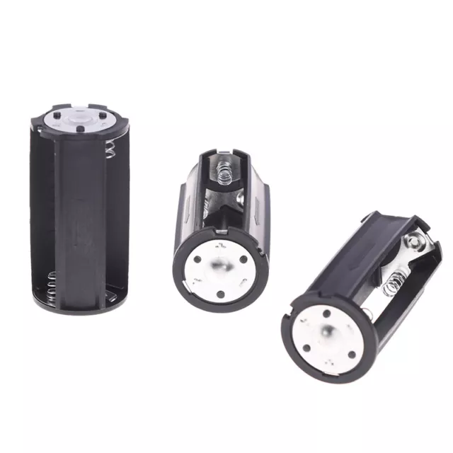 3Pcs 3x AA to D Size Battery Adapter Converter Holder Case Box.  WB