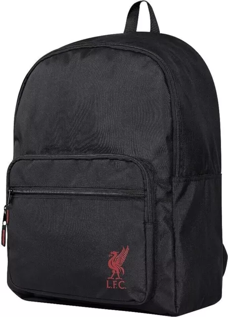 Liverpool FC Backpack Football Team Bag Black- Sport School Bag