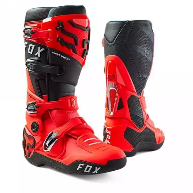 Fox Racing (MX) Boots - INSTINCT 2.0 - Fluo Red