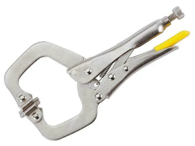Stanley Tools Locking C Clamp Swivel Tips 170Mm STA084815