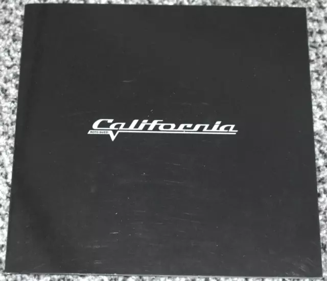 Moto Guzzi California Custom & Touring Sales Brochure English/Italian Text